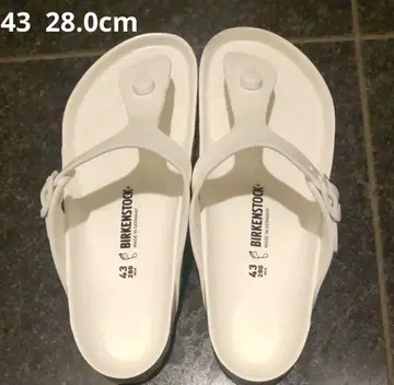BIRKENSTOCK 샌들 기제 EVA 일반 폭 43 화이트