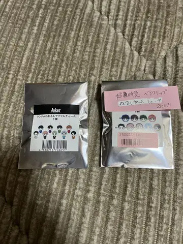 초특급 Joker 헤어 클립과 표식 아크릴 참 슈야