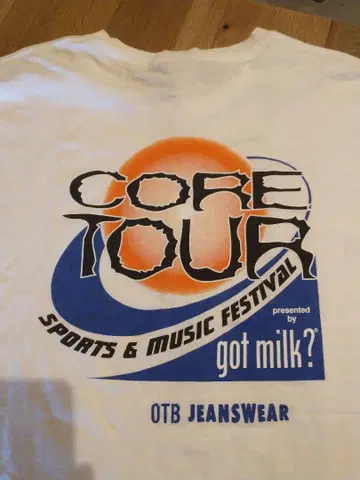 CORE TOUR by got milk? 티셔츠 OTB JEANSWEAR