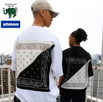 atmos x ELEPHANT BRAND BANDANA TEE M 사이즈