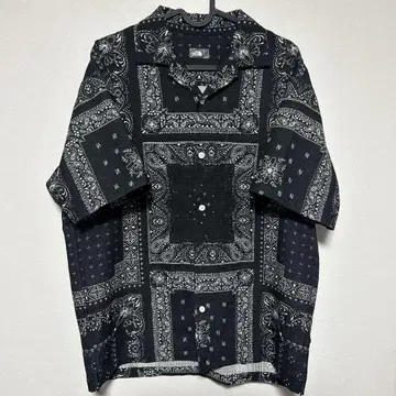 THE NORTH FACE 반다나 패턴 반팔 셔츠 L