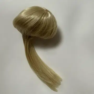 인형 가발 금발 블론드 울프 롱 5.5인치 14~14.5cm