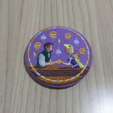 디즈니 자수 캔뱃지 라푼젤