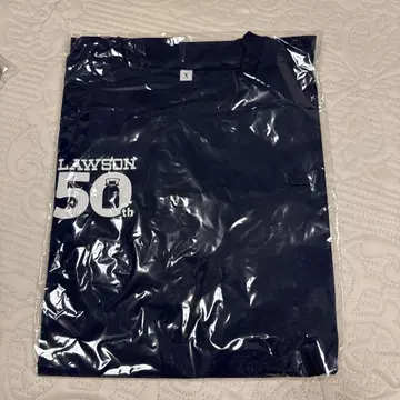 LAWSON 50주년 기념 티셔츠 빅 사이즈 네이비