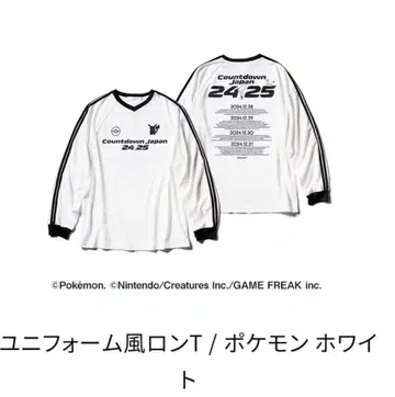 COUNTDOWN JAPAN 24/25 포켓몬 롱 T XL