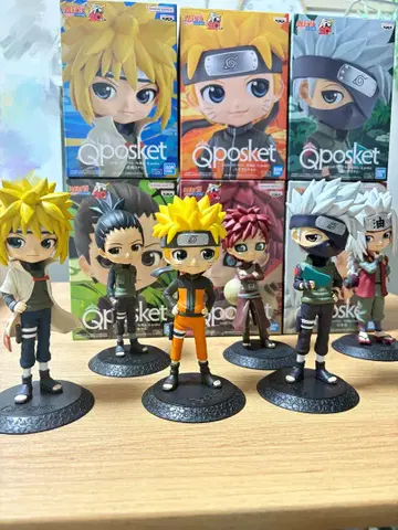 NARUTO Qposket 피규어 6개 세트