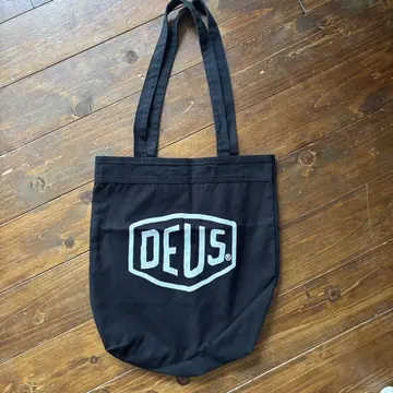 DEUS EX MACHINA 데우스 엑스 마키나 로고 토트백 코튼