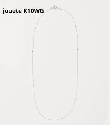 새상품급 jouete 쥬에테 K10WG 10금 페탈 체인 목걸이