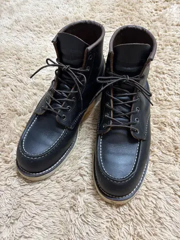 Red Wing 6인치 클래식 모크 US8.5 블랙 프레리