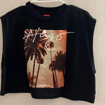 HUGO 블랙 탱크탑