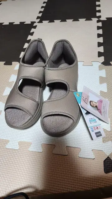 시마무라 mumu 샌들 베이지 M 사이즈