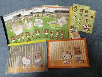 할로키티 터피 클리어 파우치 키링 아크릴 키링