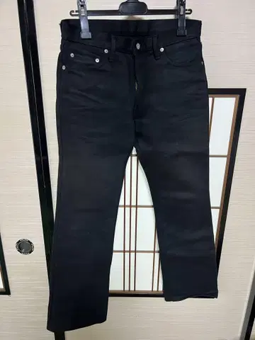 IRON HEART 아이언 하트 블랙 데님 팬츠 33인치