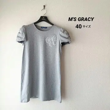 M'S GRACY 엠즈 그레이시 새상품급 튜닉 길이 티셔츠
