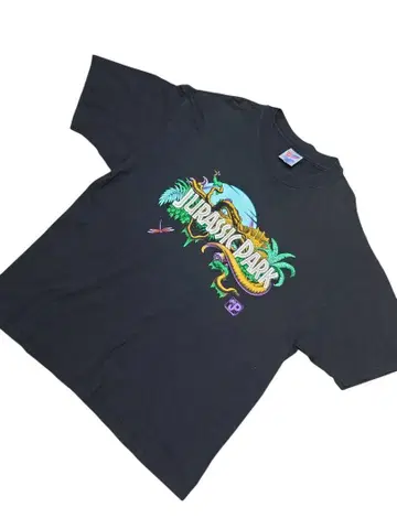 90s JURASSIC PARK 쥬라기 공원 티셔츠 XL