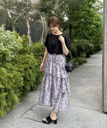 idem toile de Jouy frill skirt 프리 사이즈