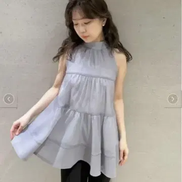 릴리 브라운 티어드 블라우스