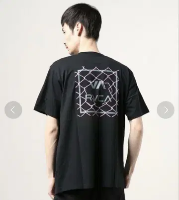 RVCA 박스 로고 백 프린트 티셔츠