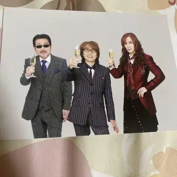 뮤지션 건배 엽서 3명