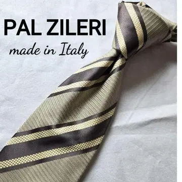 PAL ZILERI   팔 지레리  넥타이 이탈리아제  그레이 스트라이프
