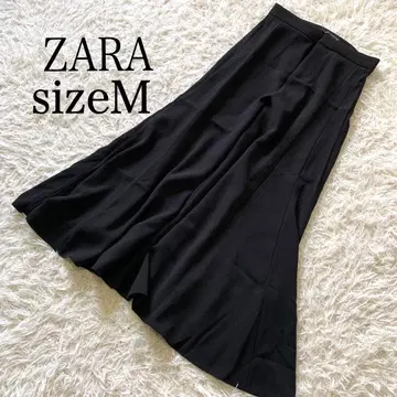 ZARA 자라 와이드 플레어 팬츠 블랙 검정 하의 와이드 팬츠