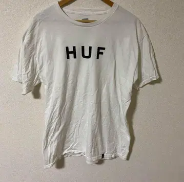 HUF 화이트 티셔츠 L 사이즈