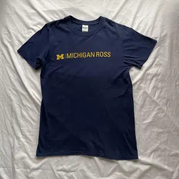 레어 GILDAN MICHIGAN ROSS 티셔츠 네이비