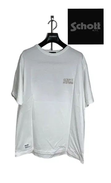 Schott 백 불독 와펜 티셔츠