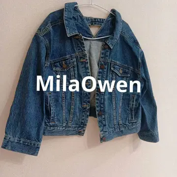 미라 오웬 데님 자켓 데님 자켓 아우터 MilaOwen