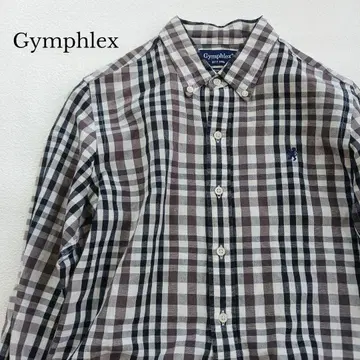 짐플렉스 코튼 린넨 깅엄 체크 무늬 긴팔 버튼 다운 셔츠 12
