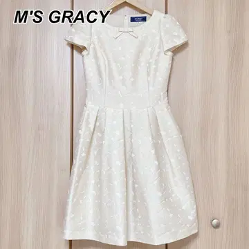 새상품급 M'S GRACY 원피스 36 라이트 베이지