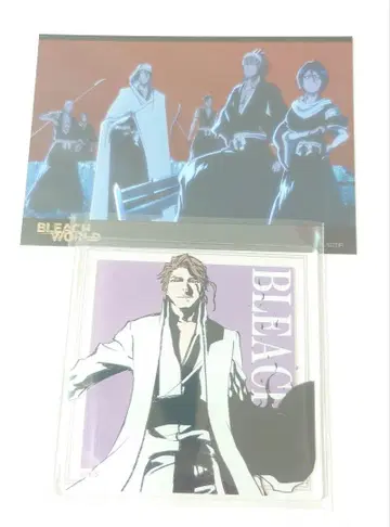 BLEACH WORLD 네이비 나염 소스 코스터