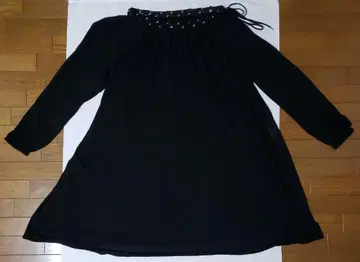 장 폴 고티에 블랙 비둘기 원피스
