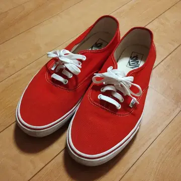 VANS 오센틱 레드 30cm
