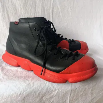 CAMPER 카스트 앵클부츠 블랙 x 레드 size44