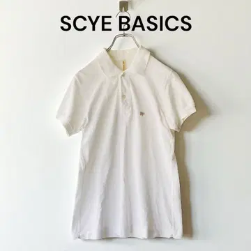 SCYE BASICS 사이베이식스 피케 셔츠 화이트