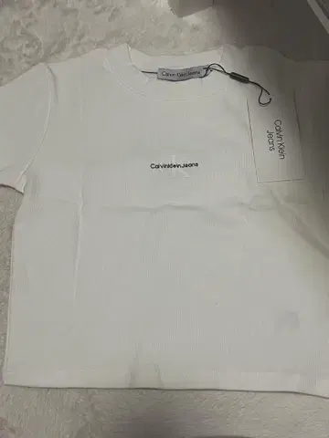 캘빈클라인 반팔 티셔츠 화이트