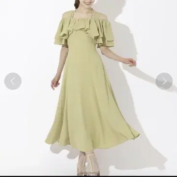 앙데팡당 2way 프릴 오프숄더 원피스