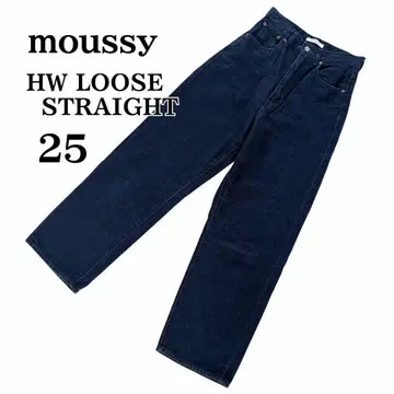 moussy HW LOOSE STRAIGHT 데님 25 하이웨스트