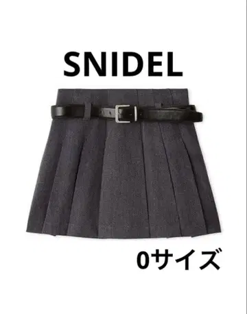 SNIDEL 스나이델 벨트 포함 스커트 숏 팬츠