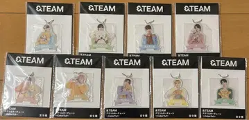 &TEAM 아크릴 키체인 컬러풀 전종 세트