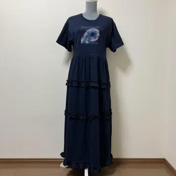 니코앤드 네이비 여름 롱 원피스 원피스 롱 티어드