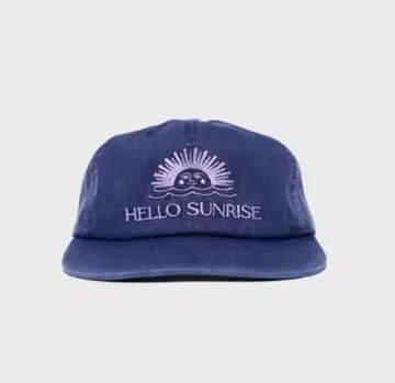 HELLO SUNRISE 워시드 OG 캡 퍼플 네이비
