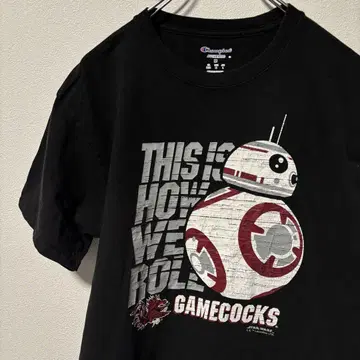 STAR WARS 무비 티셔츠 BB8 아카이브 챔피온 블랙 L