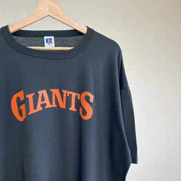 90s USA제 블랙 MLB 프린트 티셔츠 자이언츠 빈티지