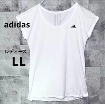 아디다스 화이트 탱크탑 여성용 LL