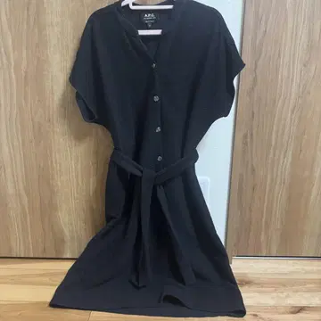아페쎄 블랙 반팔 원피스 S