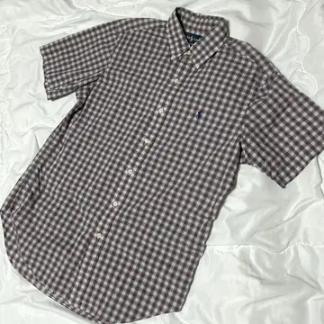 Ralph Lauren CLASSIC FIT 반팔 체크 셔츠