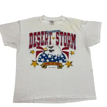 90s Desert Storm USA제 빈티지 티셔츠 L