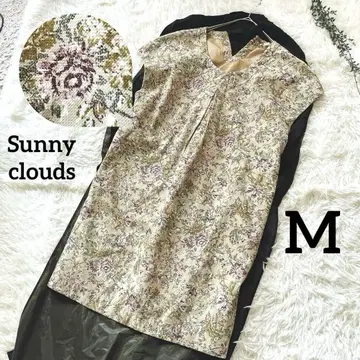 Sunny clouds 써니클라우드 고블랑 직조풍 프린트 원피스 M